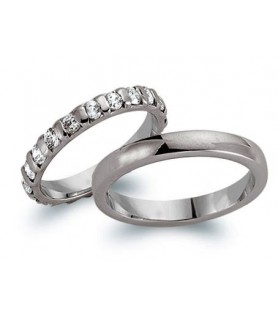 Trauringe mit Diamanten